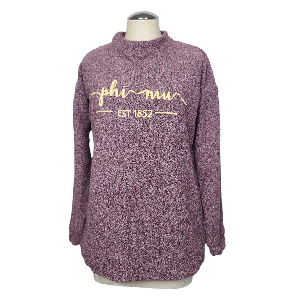 Woolly Threads Mock Neck Sweater M